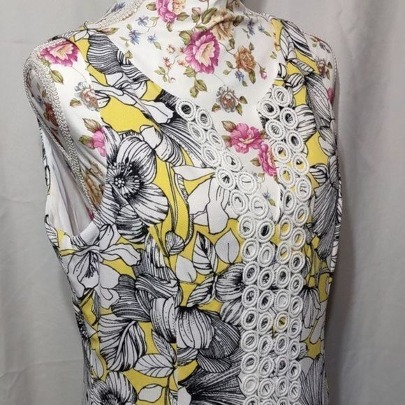 Pappagallo Sleeveless‎ Midi Dress Sz 8 - Picture 2 of 12